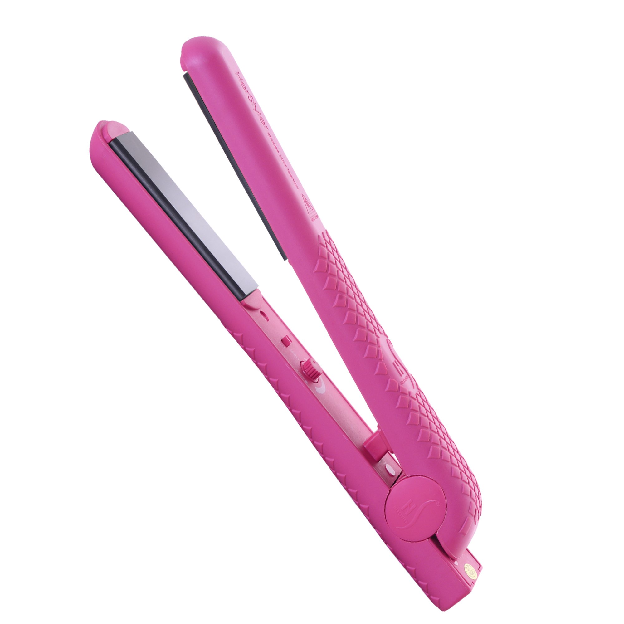 Herstyler Ceramic Flat Iron Hair Straightener for Smooth, Shiny & Frizz-Free Hair - Perfect for Home & Salon Styling