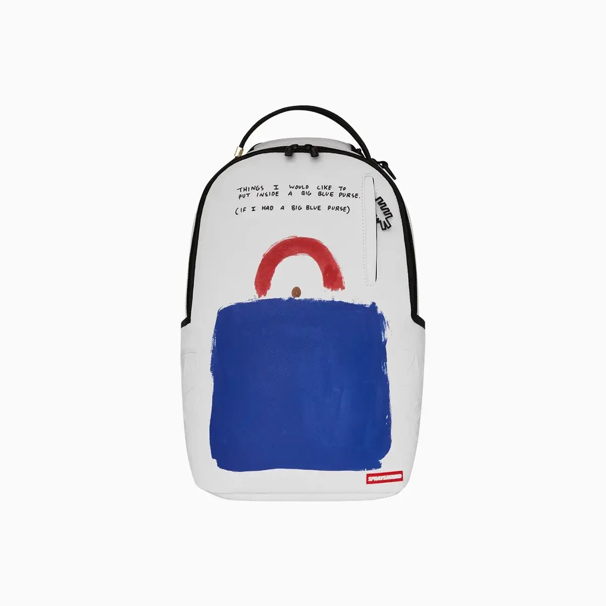 Keith Haring Embossed Shark Print Backpack - Stylish Unisex Laptop Bag for School, Work & Travel | Durable Water-Resistant Design with Adjustable Straps