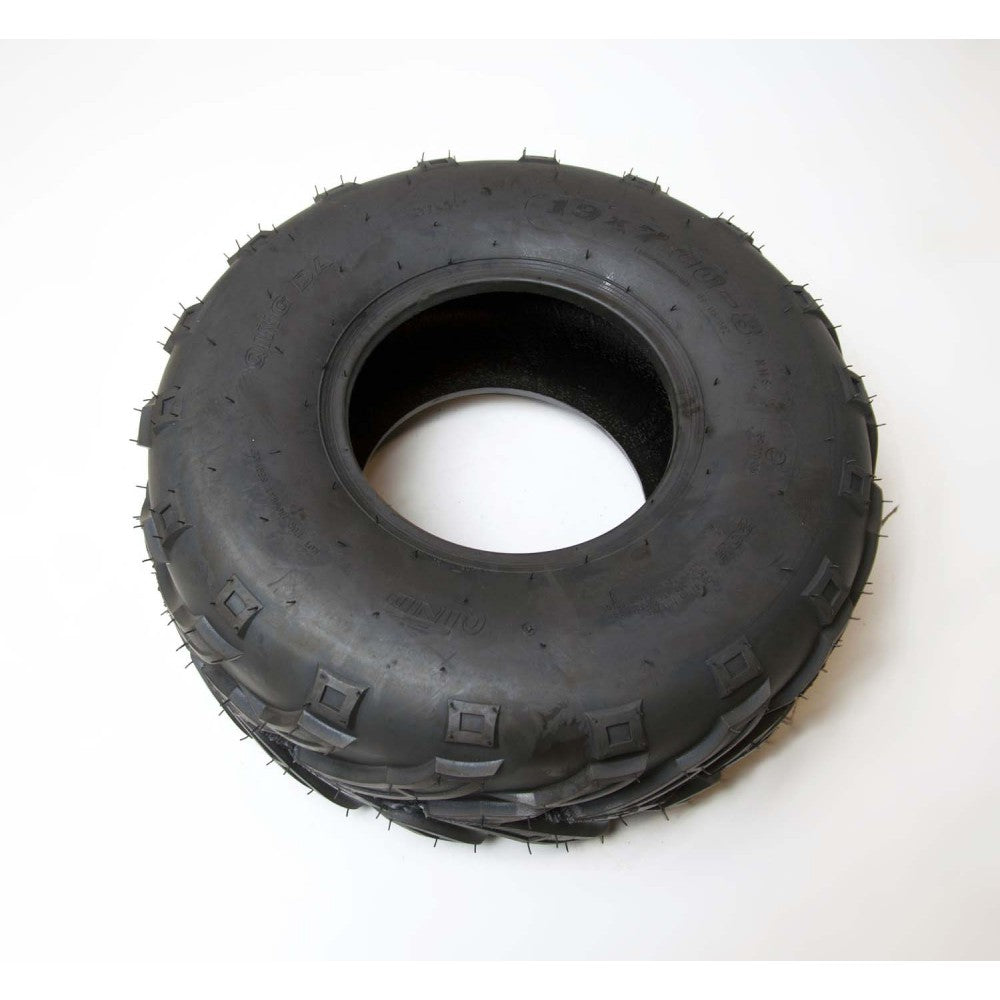 Monster Qing Da 19x7.00-8 ATV Tire 180/80-8 All-Terrain Tires for Off-Road Vehicles, Lawn Tractors & Utility Carts - Perfect for Mud, Sand & Rough Terrain