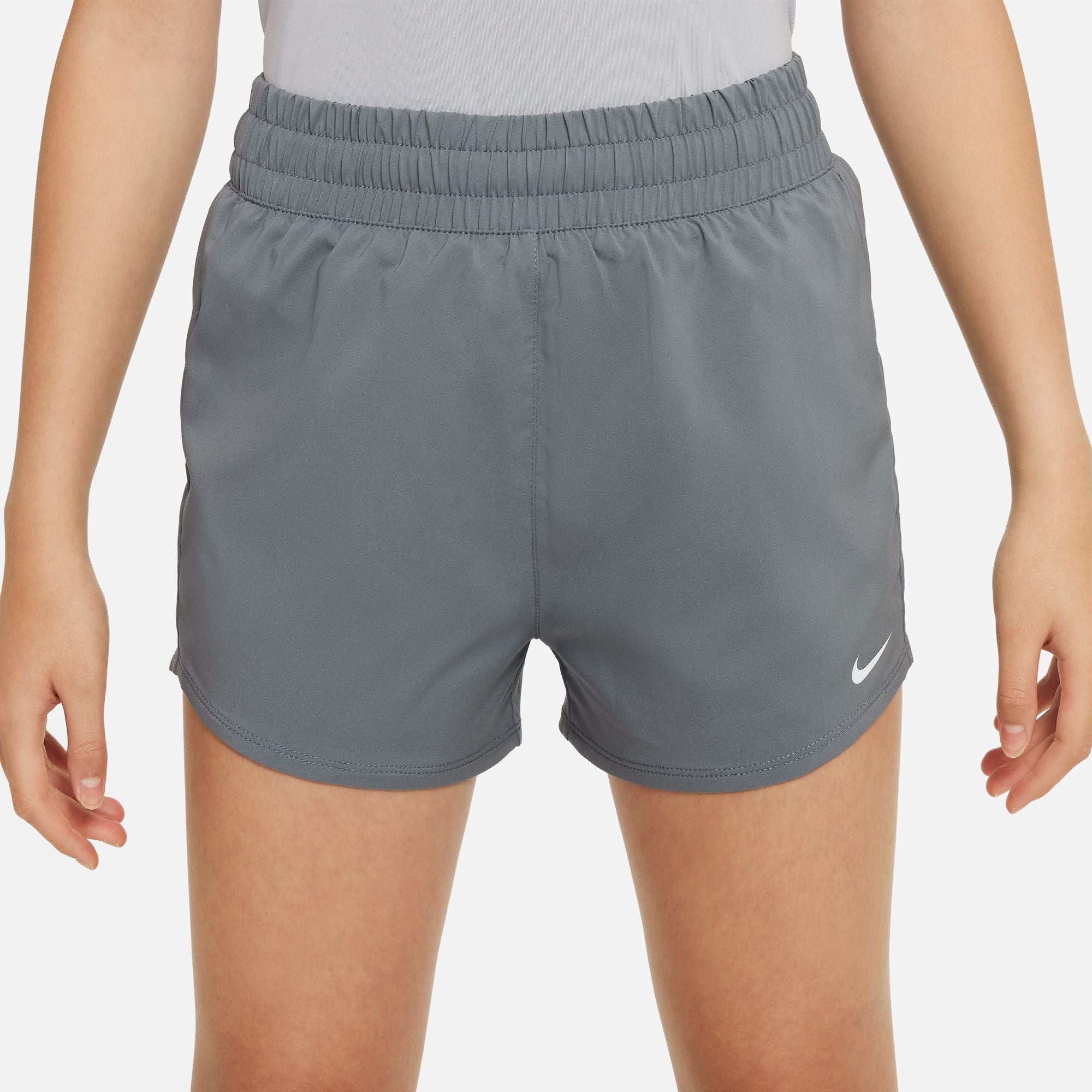 Nike Girls' Dri-FIT High Waisted Woven Shorts - Moisture-Wicking Athletic Shorts for Running, Yoga & Gym Workouts
