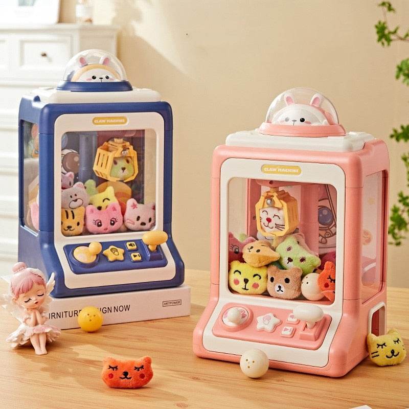 Mini Kawaii Claw Machine Toy - Cute Arcade Game for Kids & Adults - Perfect for Birthday Gifts, Party Favors, and Home Entertainment