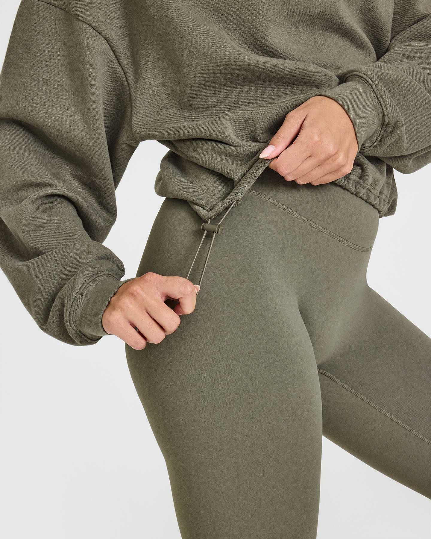 Mid Weight 1/4 Zip Sweatshirt for Men & Women | Alpine Green | Comfortable Pullover for Hiking, Running & Casual Wear