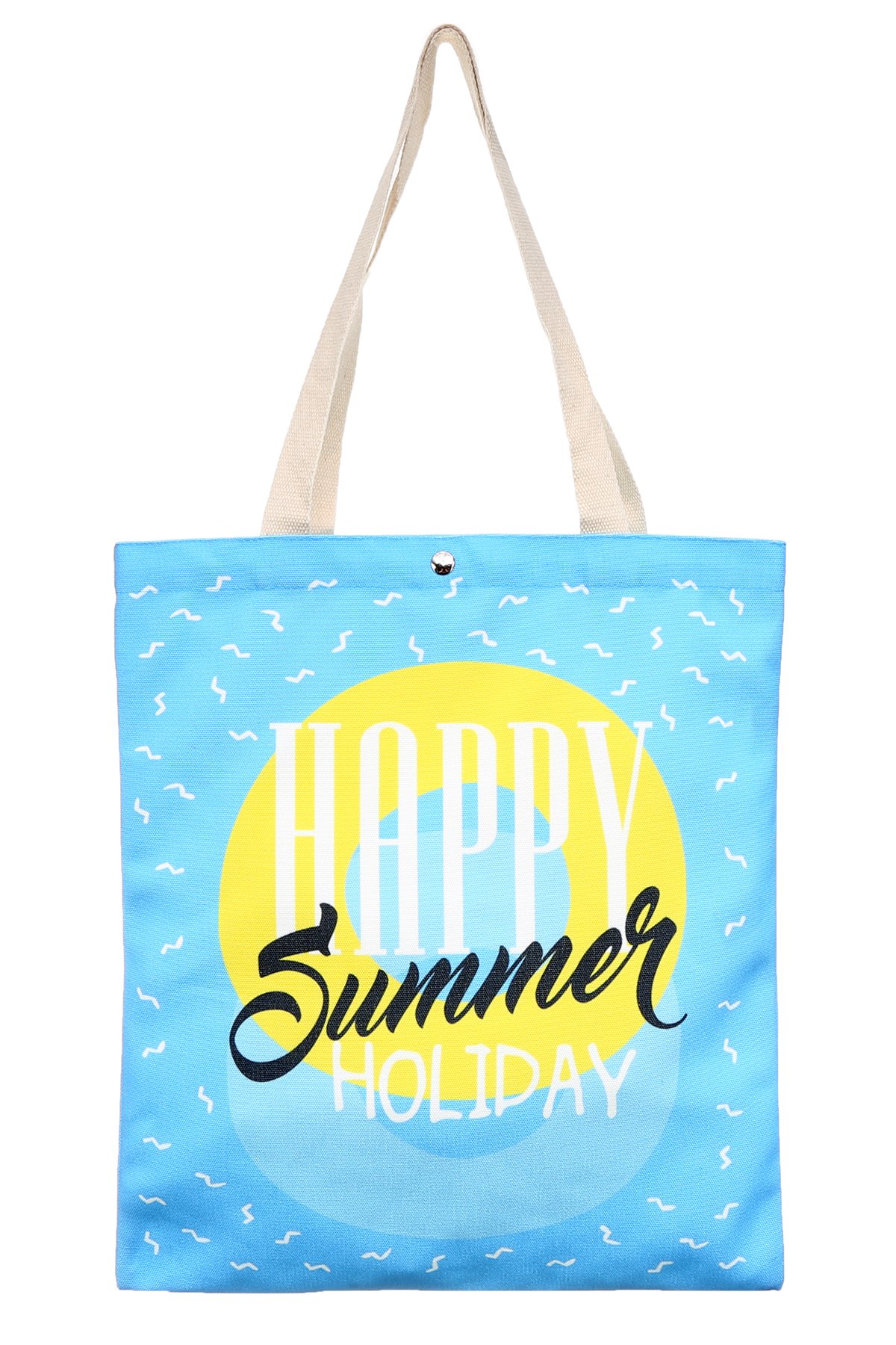MIRMARU 100% Cotton Printed Canvas Tote Bag for Women - Fashionable School, Laptop, Travel & Shopping Tote - Lightweight & Durable for Everyday Use, Work, Beach & Errands
