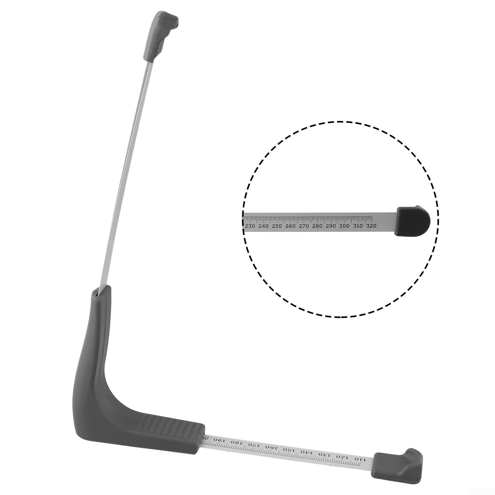 Accurate Shoe Size Measuring Device - Adjustable 110-320mm Foot Ruler for Kids, Men & Women - Perfect for Online Shoe Shopping, Fitting Rooms & Home Use