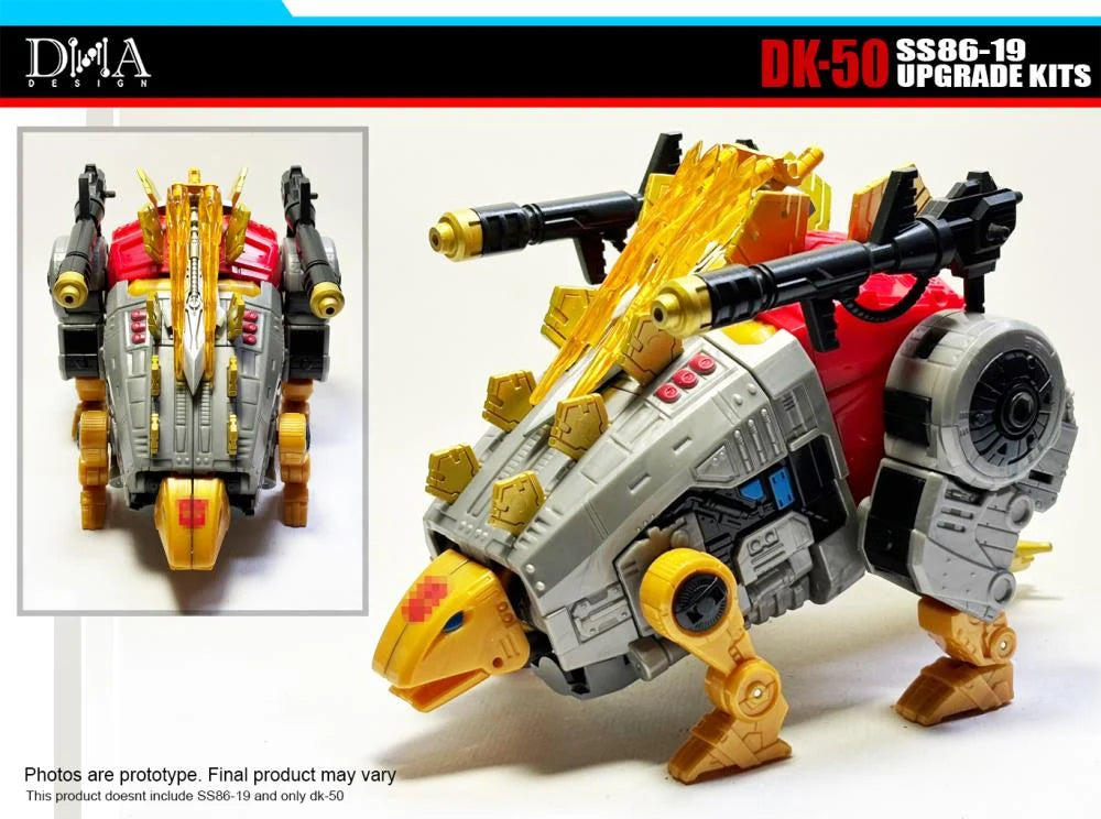 DNA Design DK 50 Upgrade Kit for SS 86 19 Dinobot Snarl - Transformers Toy Accessories for Collectors & Display Enhancement