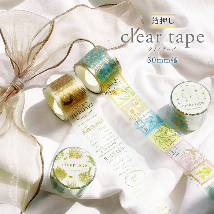 Clear PET Packaging Tape for Shipping and Mailing - Strong Adhesive Bouquet Design Gift Wrapping, Moving Boxes, and Parcel Sealing - 2 Inch x 55 Yards (6 Rolls) - Perfect for Ecommerce, Home Office, and Craft Projects