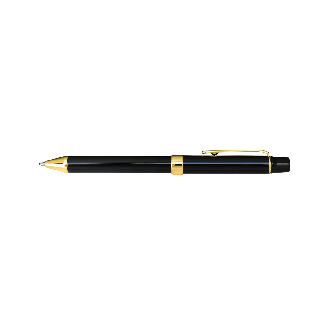 QuadPoint Twist Pen - 4 Color Ballpoint Pen with Smooth Writing, Black Ink (TP30BK) - Perfect for Office, School, Note Taking & Gift Giving