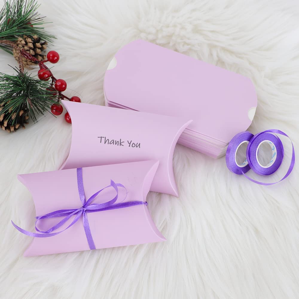 30pcs Kraft Gift Boxes for Chocolate Jewelry - Wedding Birthday Party Favors (Purple)