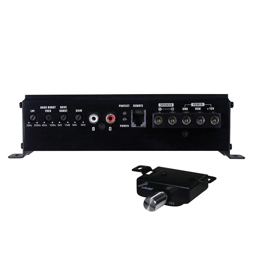 APMCRO-1500 Audiopipe Micro Class D 500 Watt Amplifier - Compact Power for Car Audio, Home Theater & DJ Equipment