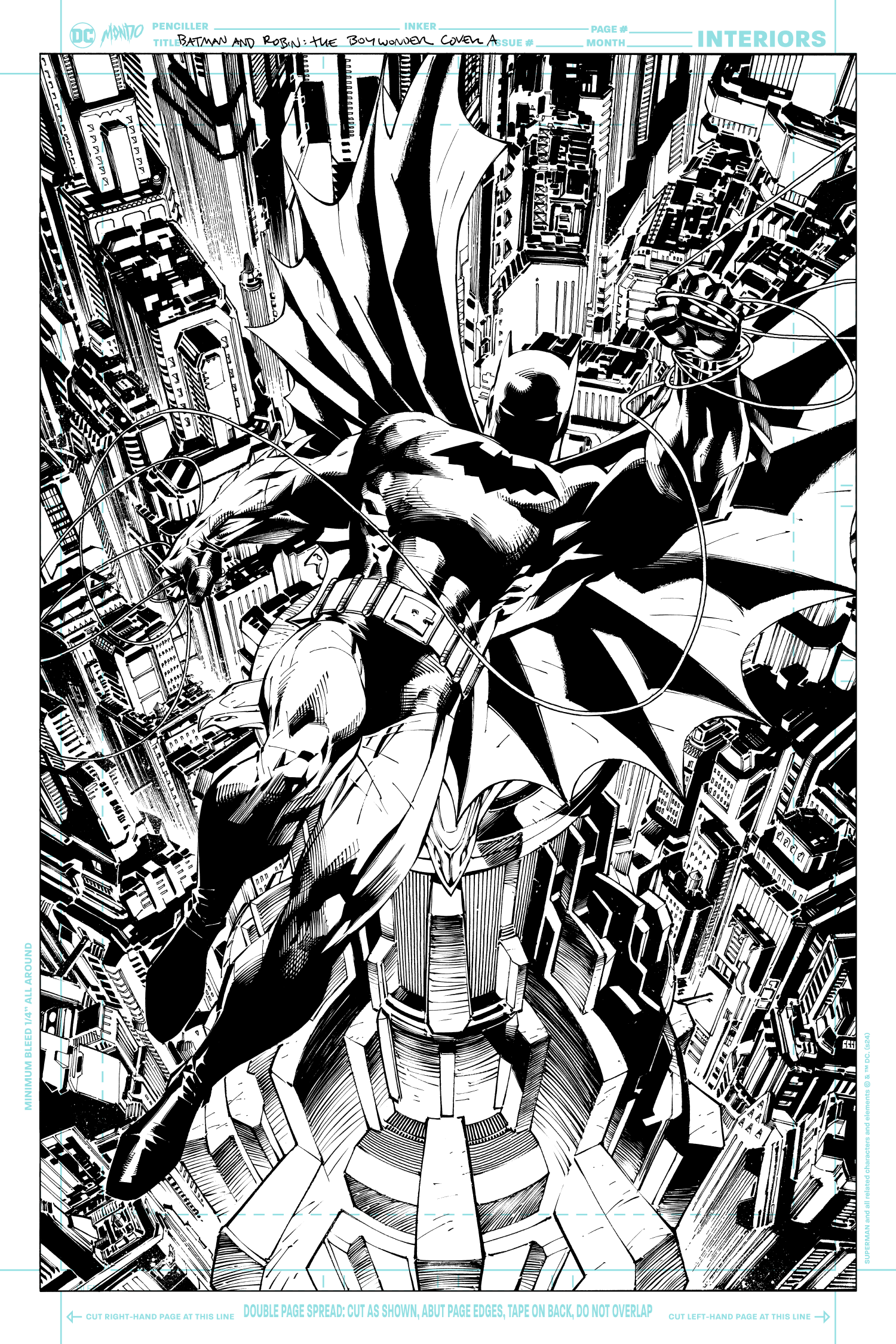 All Star Batman and Robin the Boy Wonder #1 Variant Poster - DC Comics Collectible Art Print for Home & Office Decor, Fan Gifts, Comic Book Room Display