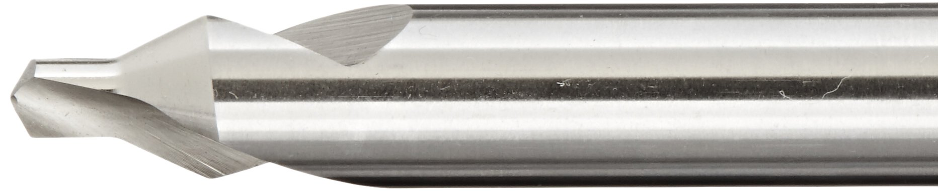 YG-1 D1C90 High Speed Steel Long Length Center Drill Bit - Uncoated Bright Finish, 60° Point Angle, 1/8