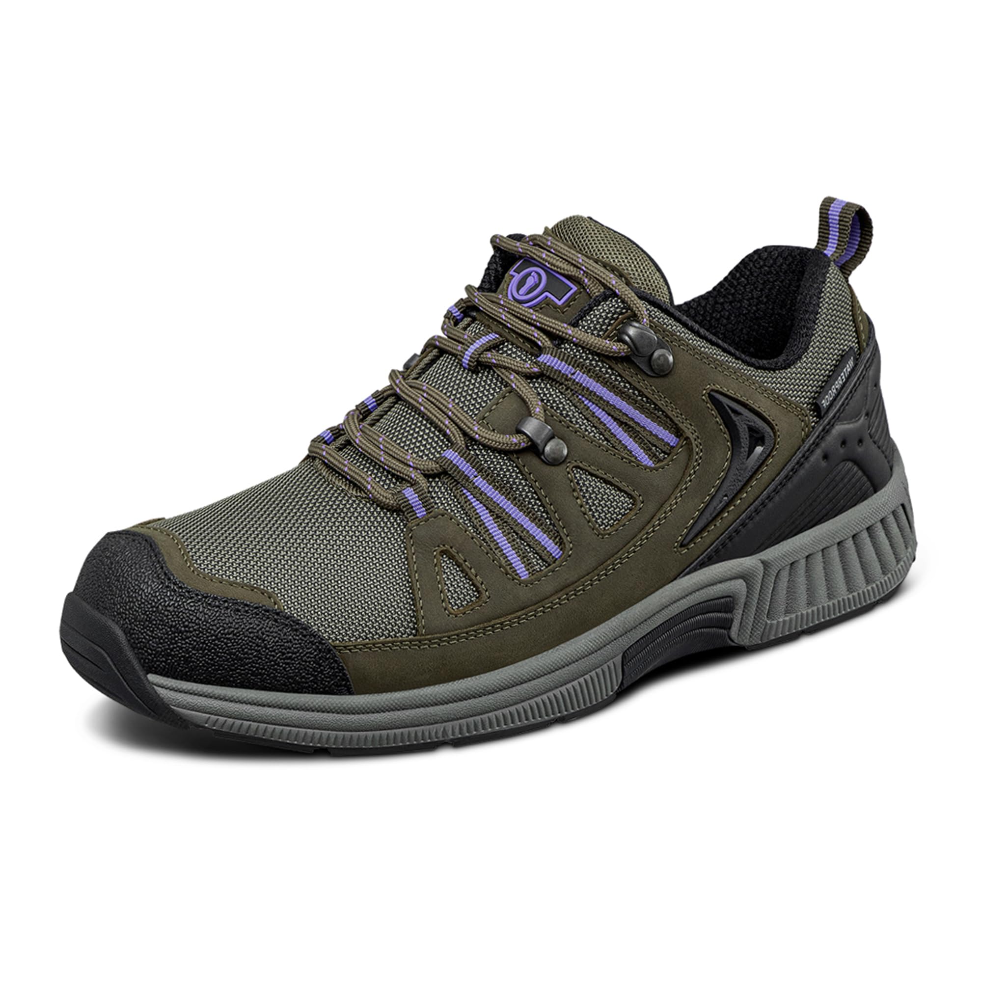 Orthofeet Women's Orthopedic Walking Shoes - Waterproof Sneakers for Plantar Fasciitis, Arch Support & Pain Relief - Comfortable Slip-Resistant Casual Shoes for Work, Travel & Everyday Wear