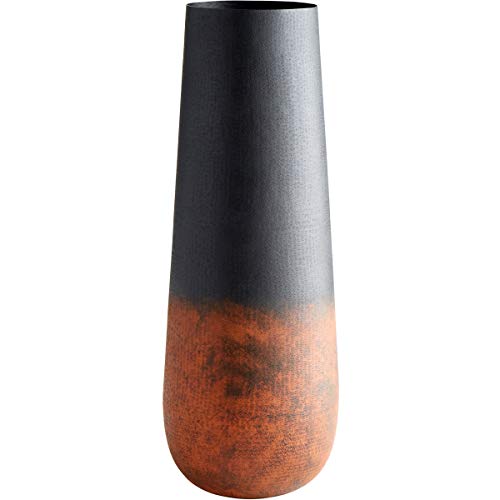 Cyan Design 10156 Gold-Amber Glass Vase & Planter - Elegant Home Decor for Living Room, Dining Table, Wedding Centerpiece