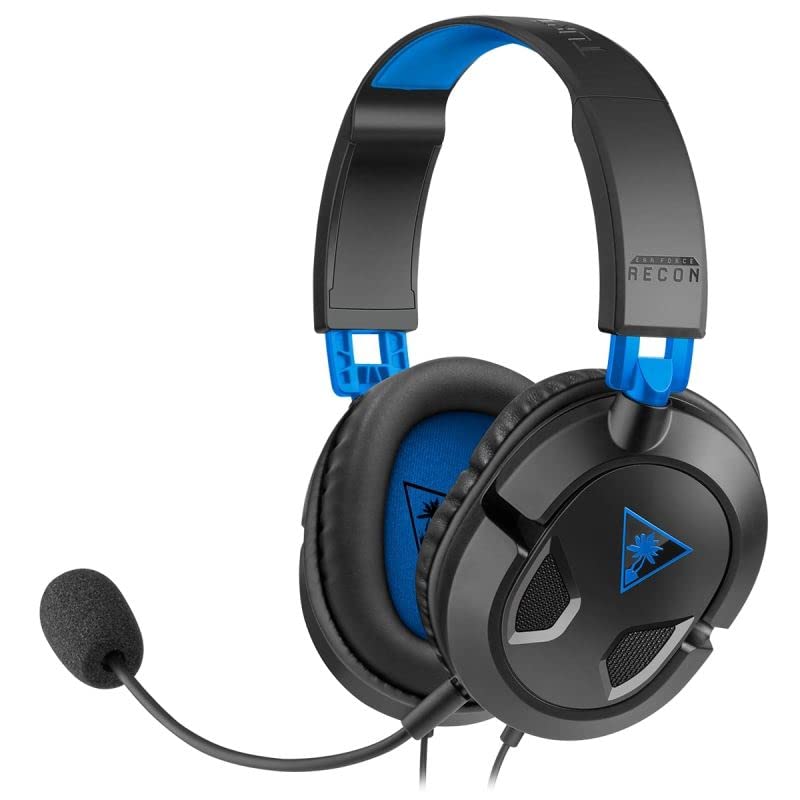 Turtle Beach Recon 50P Stereo Gaming Headset for PS5, PS4 Pro & PS4 - Lightweight Comfort with Flip-Up Mic - Perfect for FPS, Battle Royale & Online Multiplayer Games