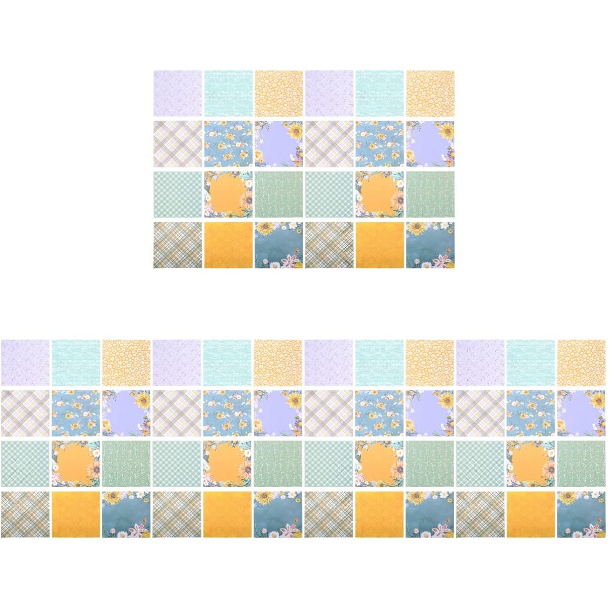 COHEALI 72 Pcs Vintage Scrapbook Paper Set - Retro Scrapbooking Supplies for DIY Journaling, Card Making & Photo Albums - Acid Free Craft Paper for Memory Books, Bullet Journals & Gift Wrapping