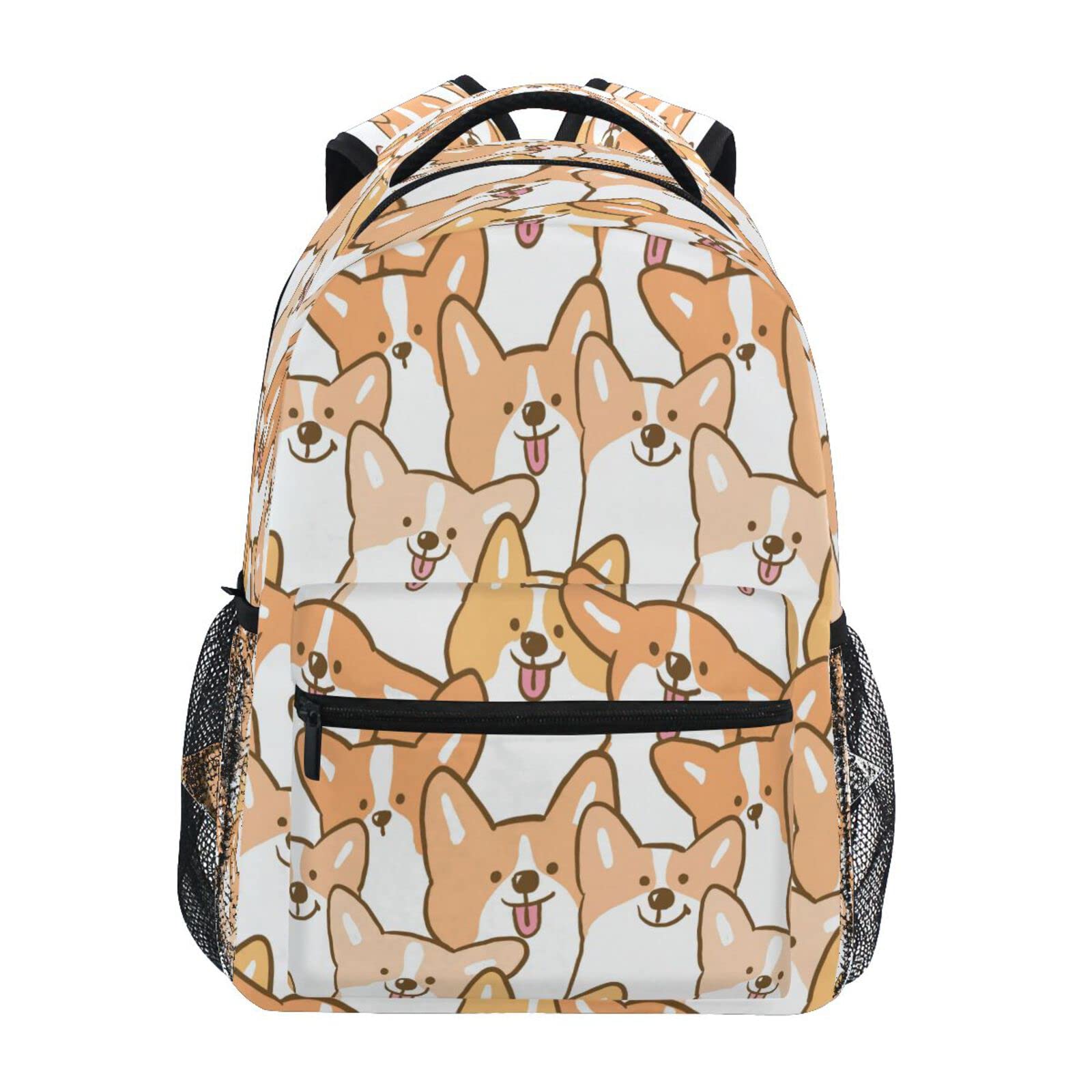 Cute Corgi Dog Backpack for Boys & Girls - Lightweight School Backpack for Kids, Travel Backpack for Day Trips & Outdoor Adventures | Perfect for School, Hiking, and Weekend Getaways