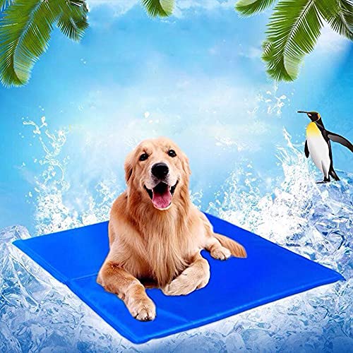 ZLZNX Self-Cooling Gel Pet Mat - Waterproof Dog Bed Pad for Summer