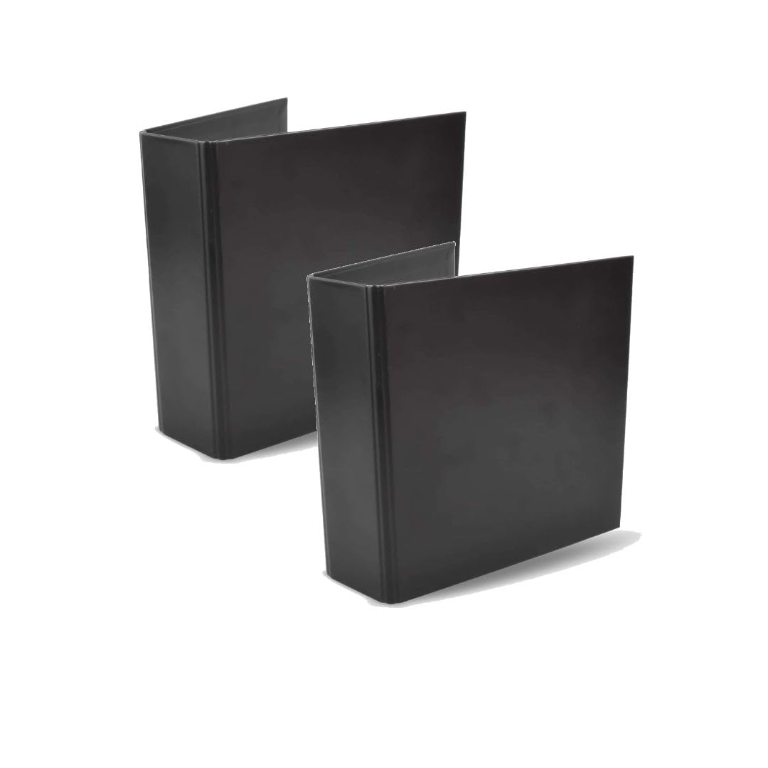 2-Ring Binder for DVD CD Blu-Ray Storage - Black | Organize Media Collections