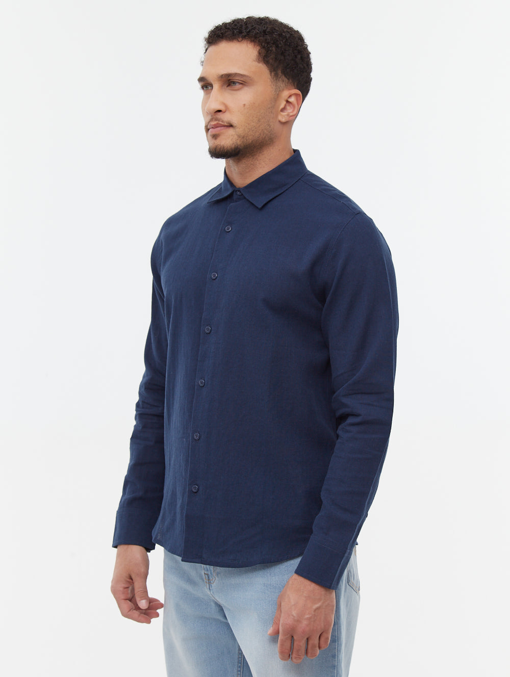 Ricksen Men's Long Sleeve Casual Shirt - Comfortable Button Down Dress Shirt for Office, Business & Everyday Wear