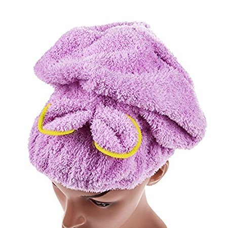 Garden Of Arts Microfiber Hair Drying Towel - Super Absorbent, Quick Dry, Gentle on Hair - Perfect for Swimming, Gym, Travel & Home Use