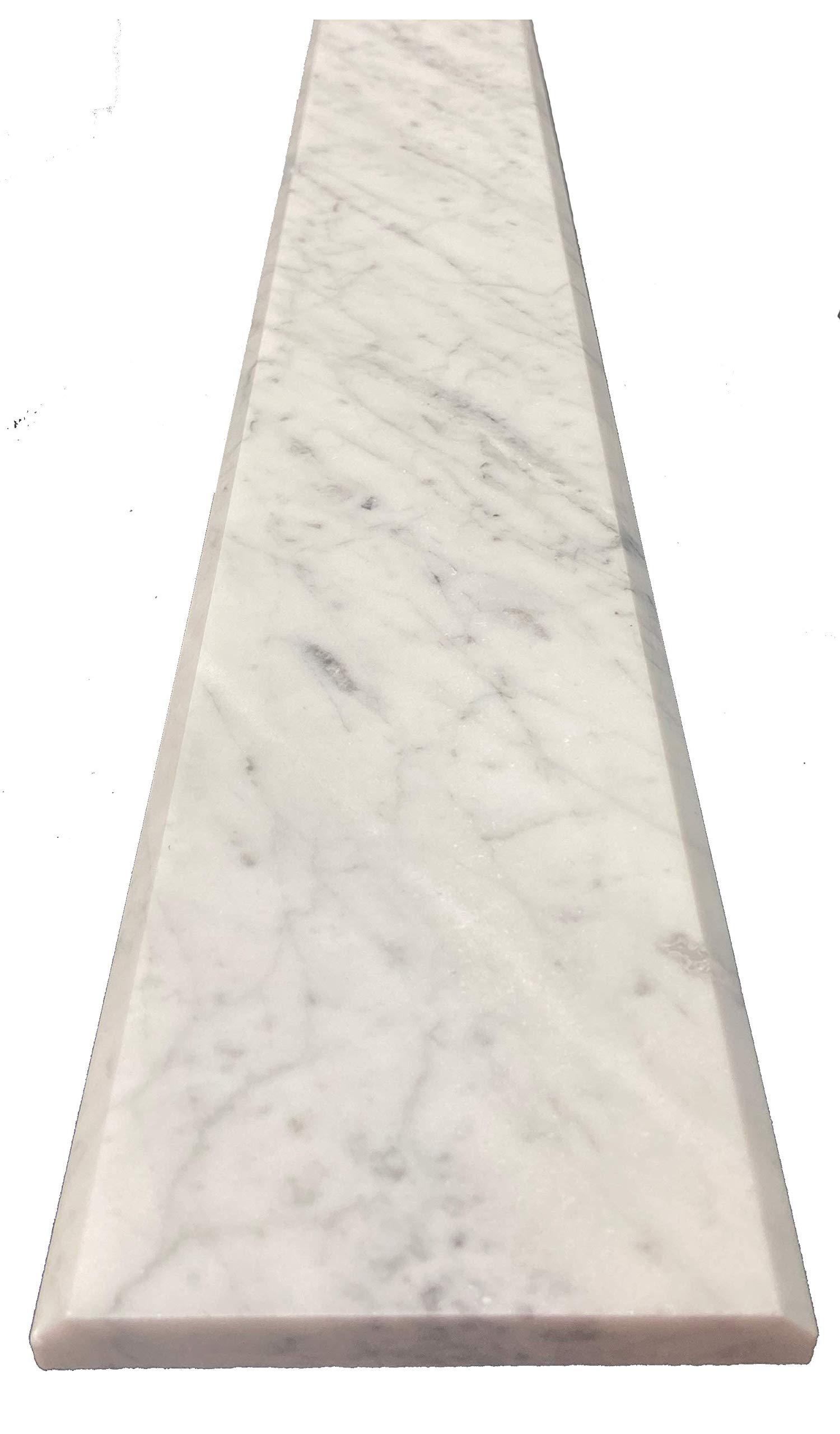 Carrara Marble Door Threshold Tile - 6