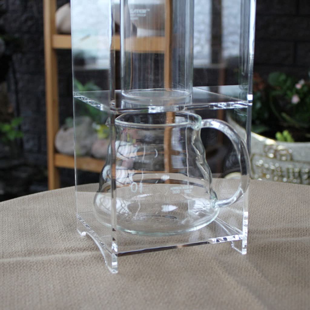 Premium Cold Brew Coffee Maker - Glass Carafe with Adjustable Water Flow for Homemade Cold Brew & Iced Coffee - Perfect for Home, Office & Travel (350ml, BPA-Free) | Ideal for Coffee Lovers, Camping Trips & Hot Summer Days