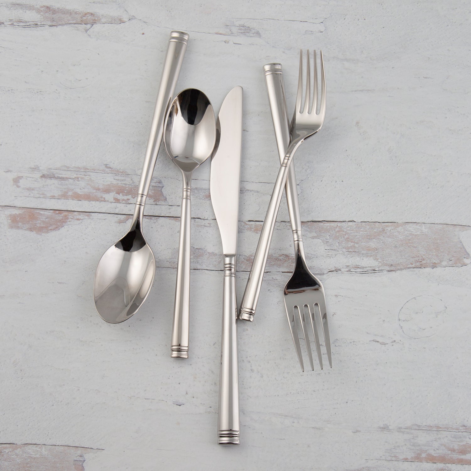 Premium Emmy Mirror 20-Piece Flatware Set - Stainless Steel Silverware for 4 - Elegant Dining Utensils for Home, Restaurant & Wedding Gifts | Dishwasher Safe