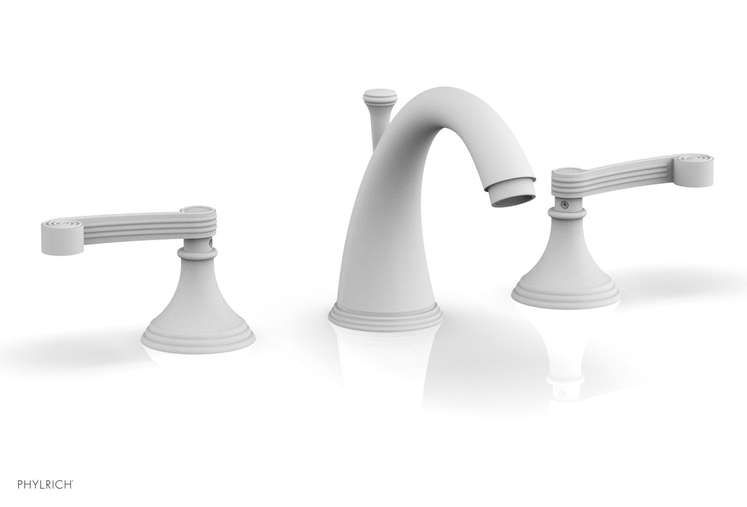 3-Hole Widespread Bathroom Faucet - D206 Brushed Nickel Finish for Sink Vanity, Perfect for Modern Home & Hotel Renovation