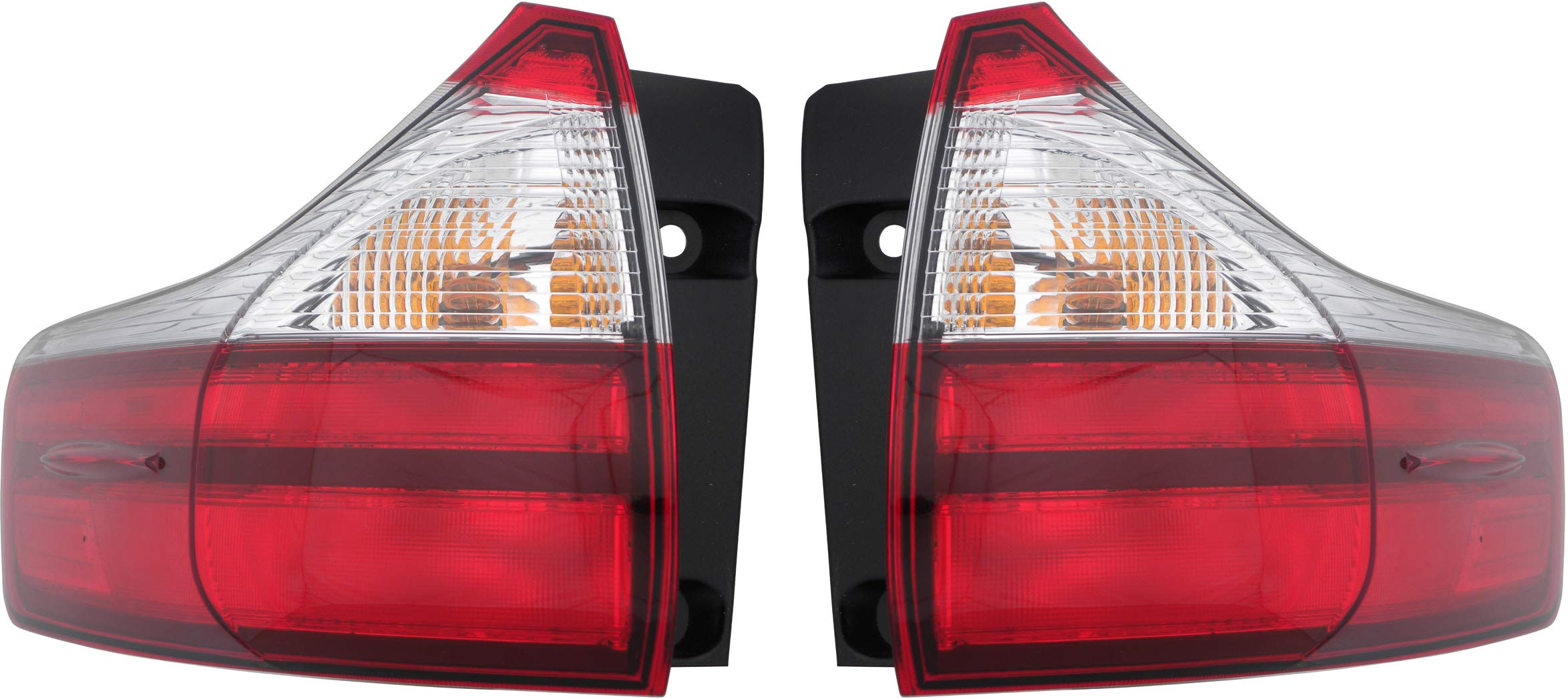 EPIC LIGHTING OE Style Replacement Rear Brake Tail Lights Assembly for 2015-2018 Toyota Sienna - Left Driver & Right Passenger Sides Pair (Part# TO2804123 TO2805123 8156008050 8155008050) - Perfect for Night Driving & Enhanced Vehicle Safety