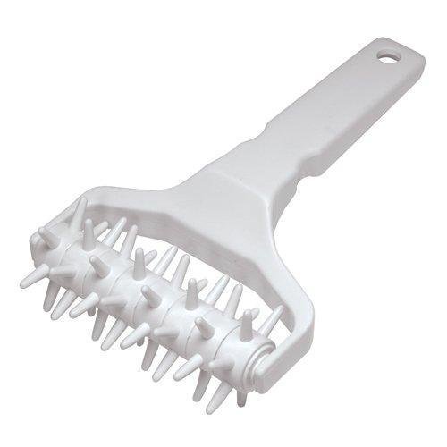 Ateco Professional Dough Docker - Stainless Steel Pastry Roller for Even Baking - Perfect for Pies, Pizza, Cookies & Flatbreads | Commercial & Home Kitchen Use