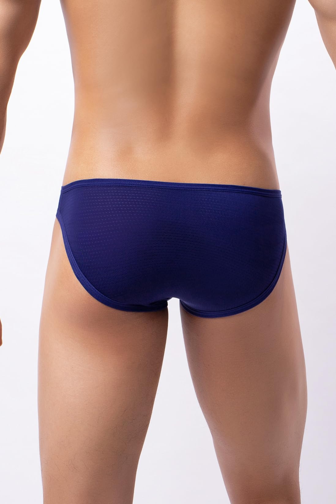 Men's Ice Silk Bikini Low Rise Briefs - Soft Breathable Underwear for Summer, Workout & Daily Comfort