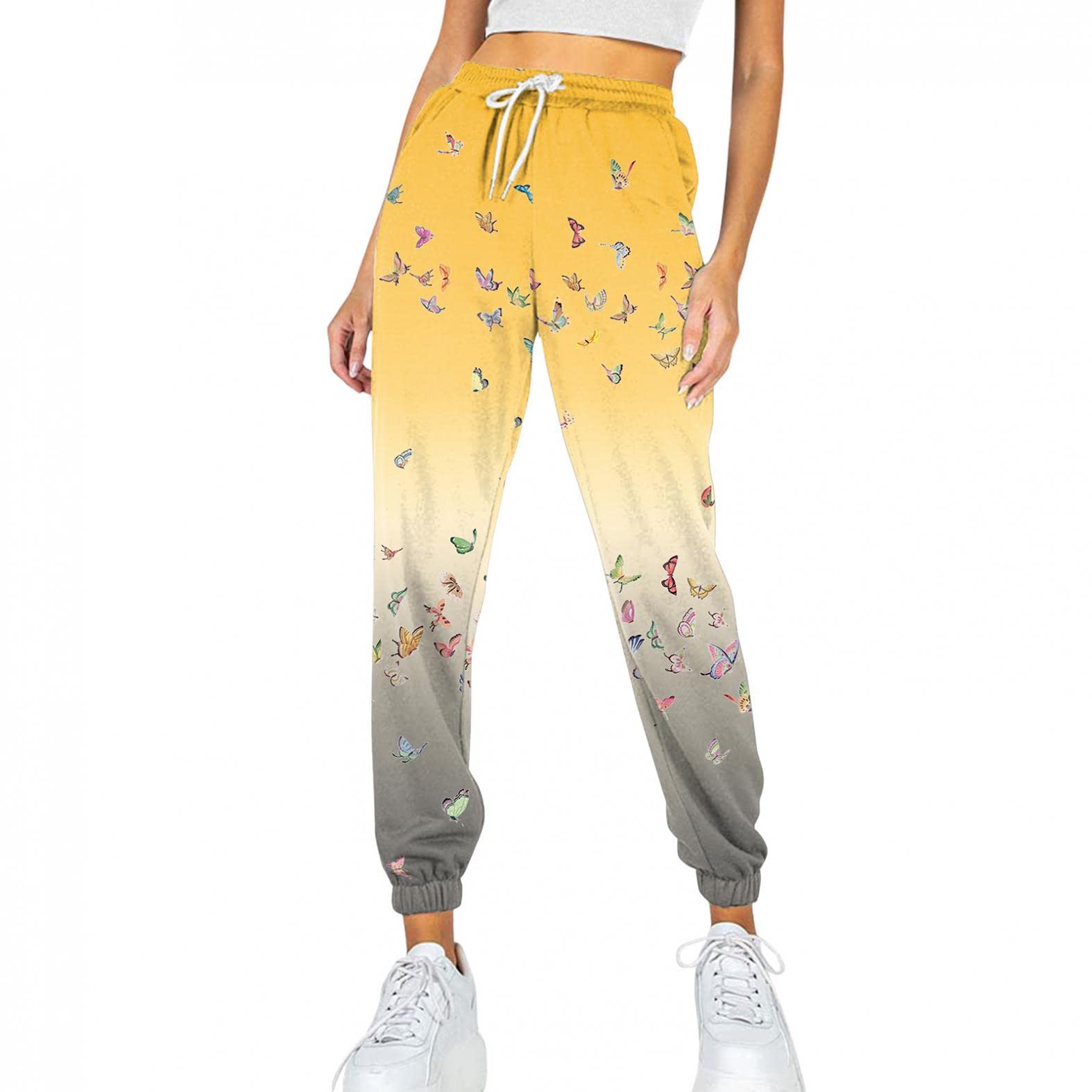 Y2K Baggy Pants for Women - High Waisted Athletic Joggers with Pockets & Drawstring | Running, Workout & Lounge Sweatpants | Perfect for Gym, Yoga & Casual Wear