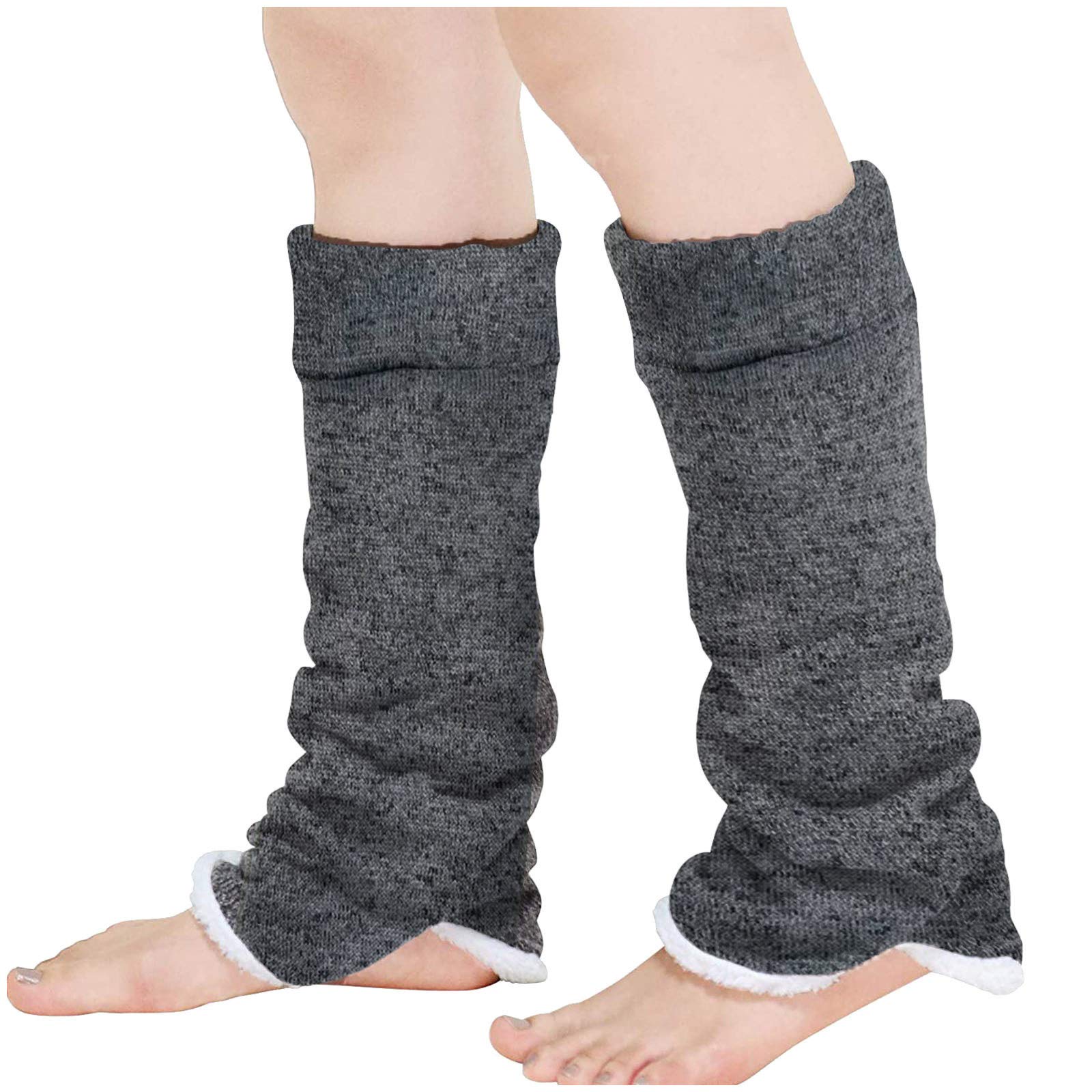 Women's Compression Socks - Soft & Warm Winter Leg Warmers, Thick Plush Thermal Socks for Cold Weather - Perfect for Outdoor Activities, Hiking, Nursing & Daily Comfort