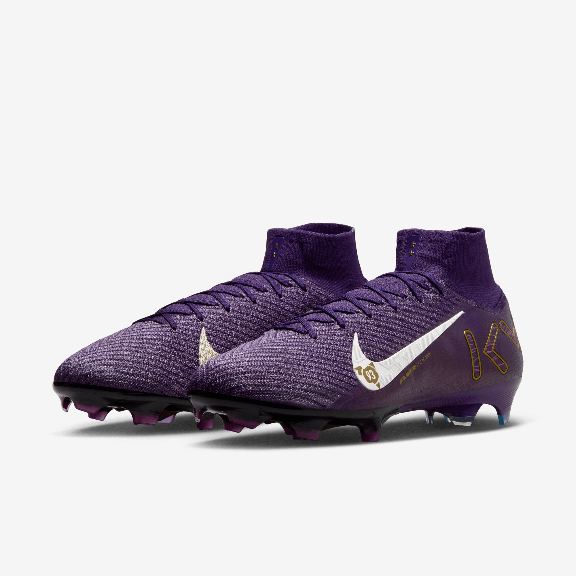 Nike Mercurial Superfly 10 Elite Kylian Mbappé Soccer Cleats - Lightweight Football Boots for Speed & Precision - Perfect for Professional Matches & Training Sessions