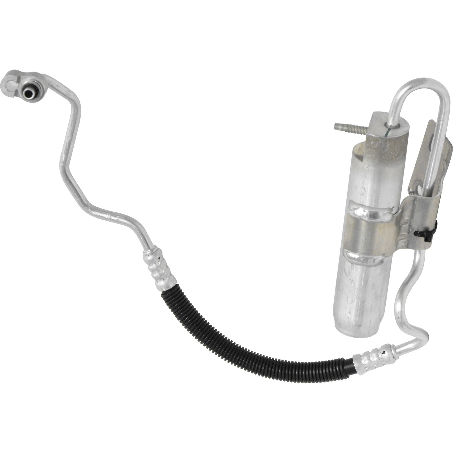 UAC HA 11472C AC Receiver Drier with Hose Assembly - Replacement for Car Air Conditioning System - Perfect for AC Repair & Maintenance