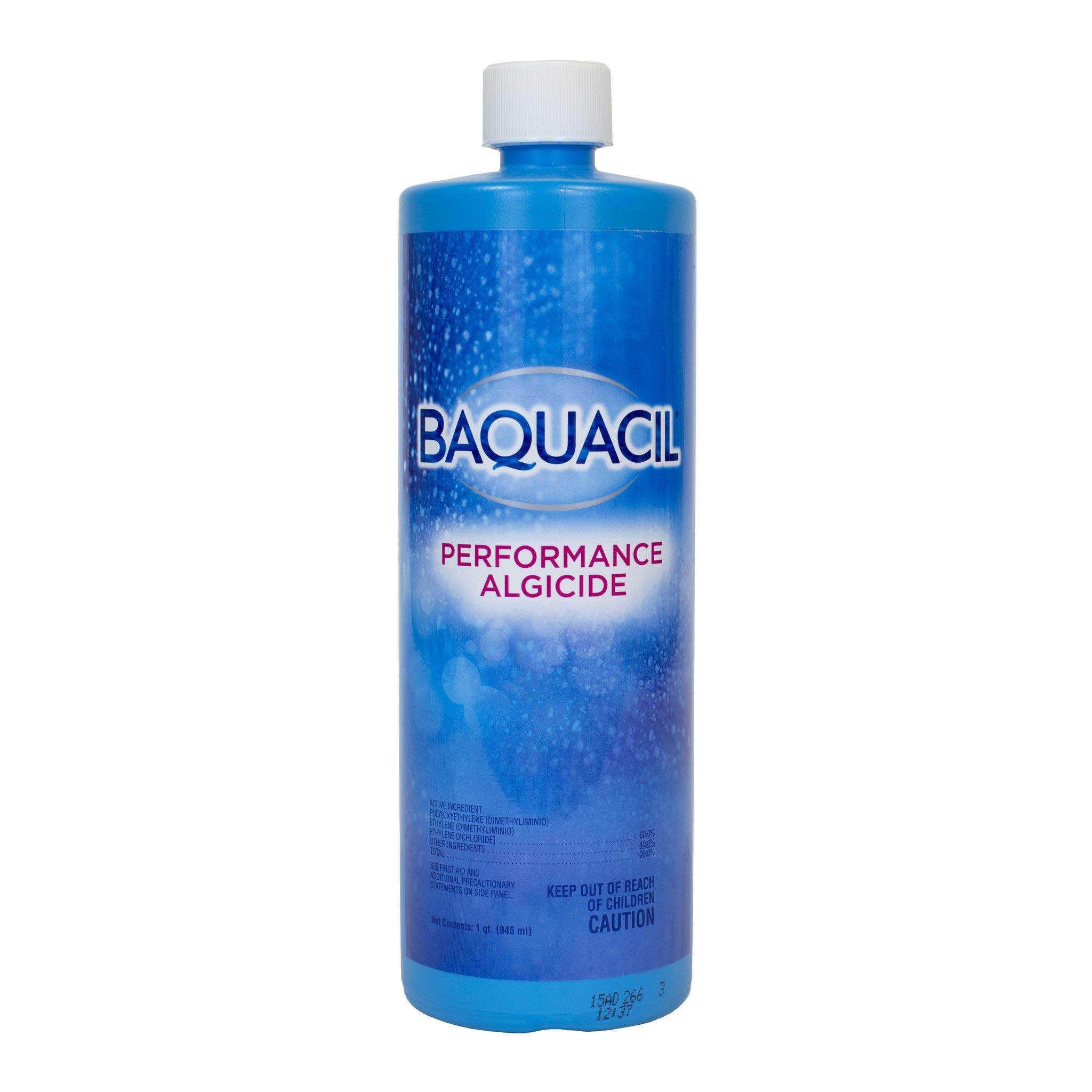 Baquacil 84464 Performance Algicide Swimming Pool Algaecide Cleanser - 1 Quart for Effective Algae Control & Prevention - Perfect for Inground & Above Ground Pools, Spas & Hot Tubs