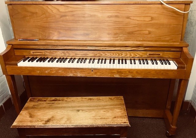 Baldwin 243 Upright Piano in Light Oak Finish - Premium Quality Acoustic Piano for Home, Studio & Church Use