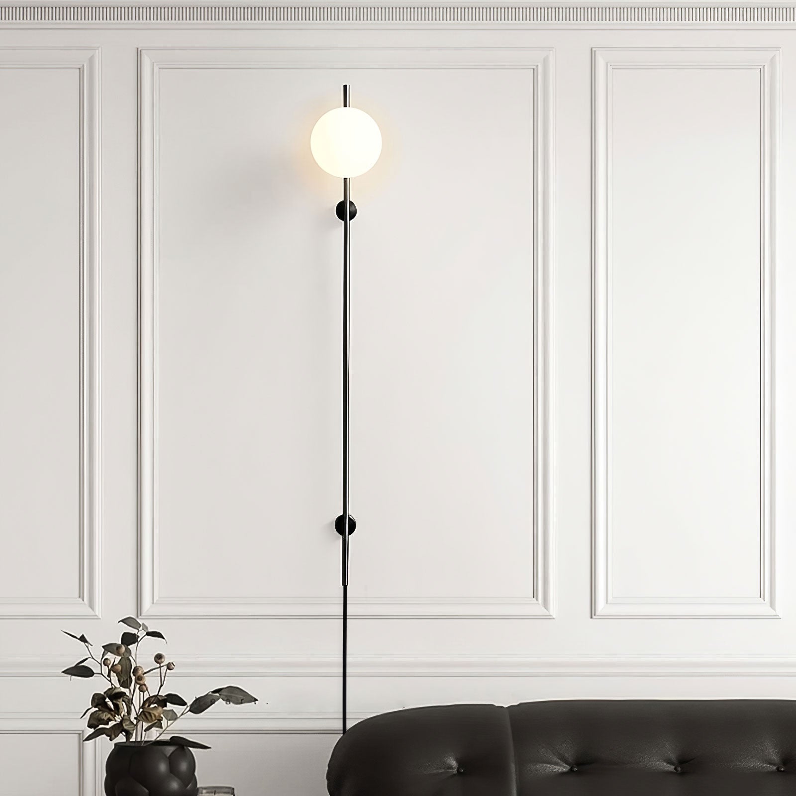 Plug-in Wall Light with Dusk to Dawn Sensor - Energy Efficient Indoor/Outdoor Night Light for Hallway, Bedroom, Bathroom, Stairs, Porch & Garage