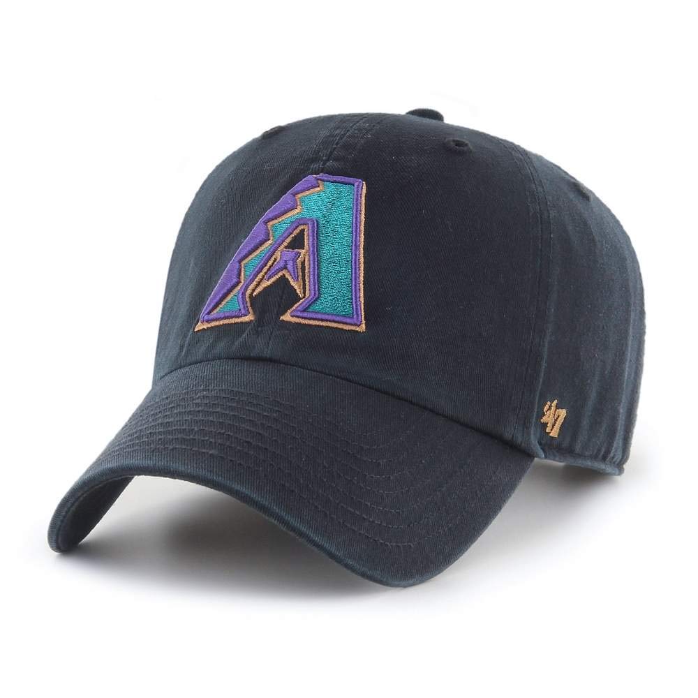 Arizona Diamondbacks Adjustable Baseball Cap - '47 Brand Cooperstown Clean Up Classic Style for Men & Women | Perfect for Games, Fan Gear & Casual Wear