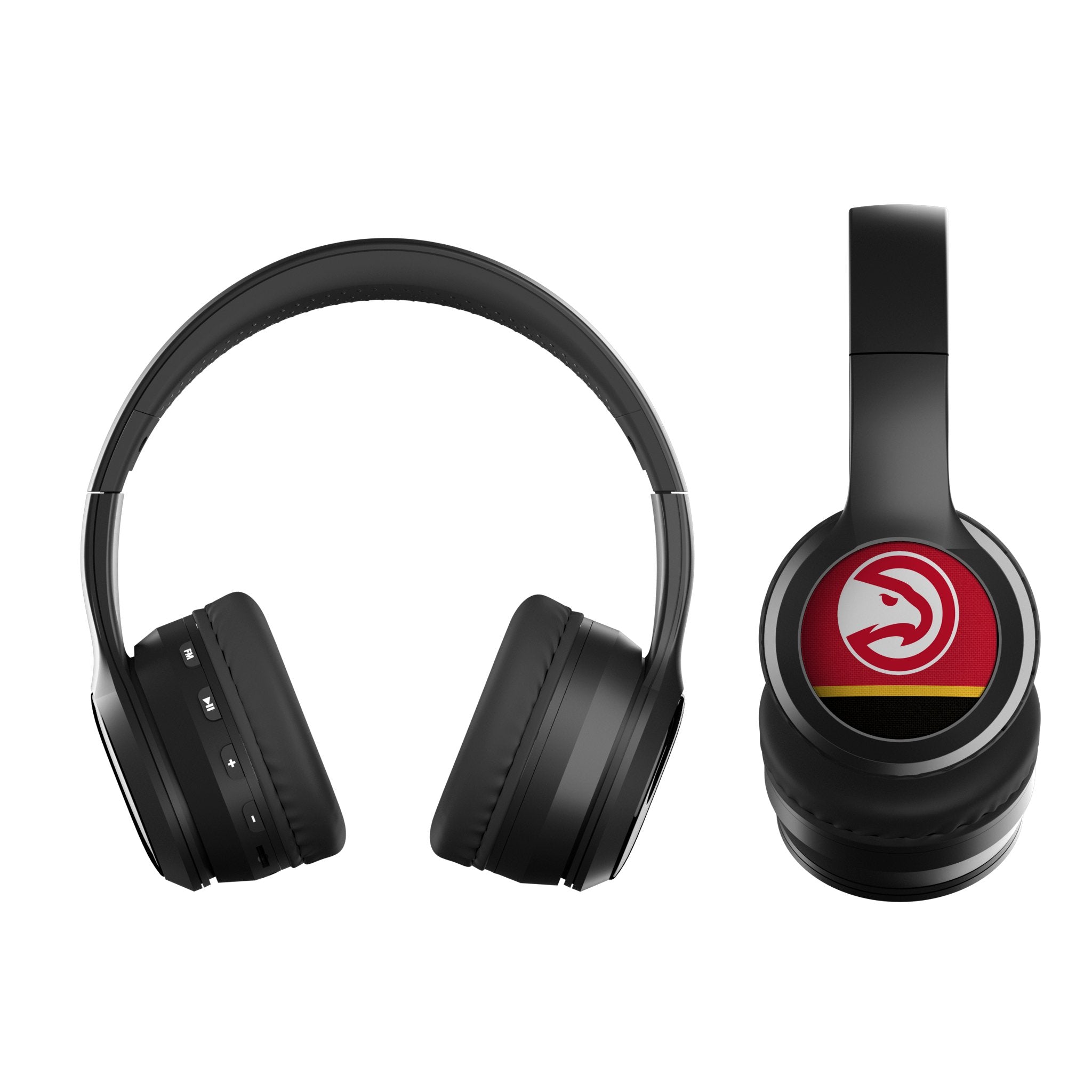 Atlanta Hawks NBA Wireless Bluetooth Over-Ear Headphones with Case - Perfect for Gaming, Music & Travel