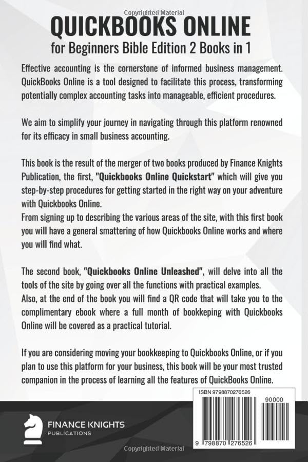 QuickBooks Online Bible for Beginners - Fast Learning Guide & Problem Solving for Small Business