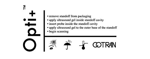 Opti+ Ultrasound Probe Standoff Kit with Cleaning Solution - High Clarity Standoff & Protective Case - Ideal for Medical Imaging, Diagnostics, and Ultrasound Procedures