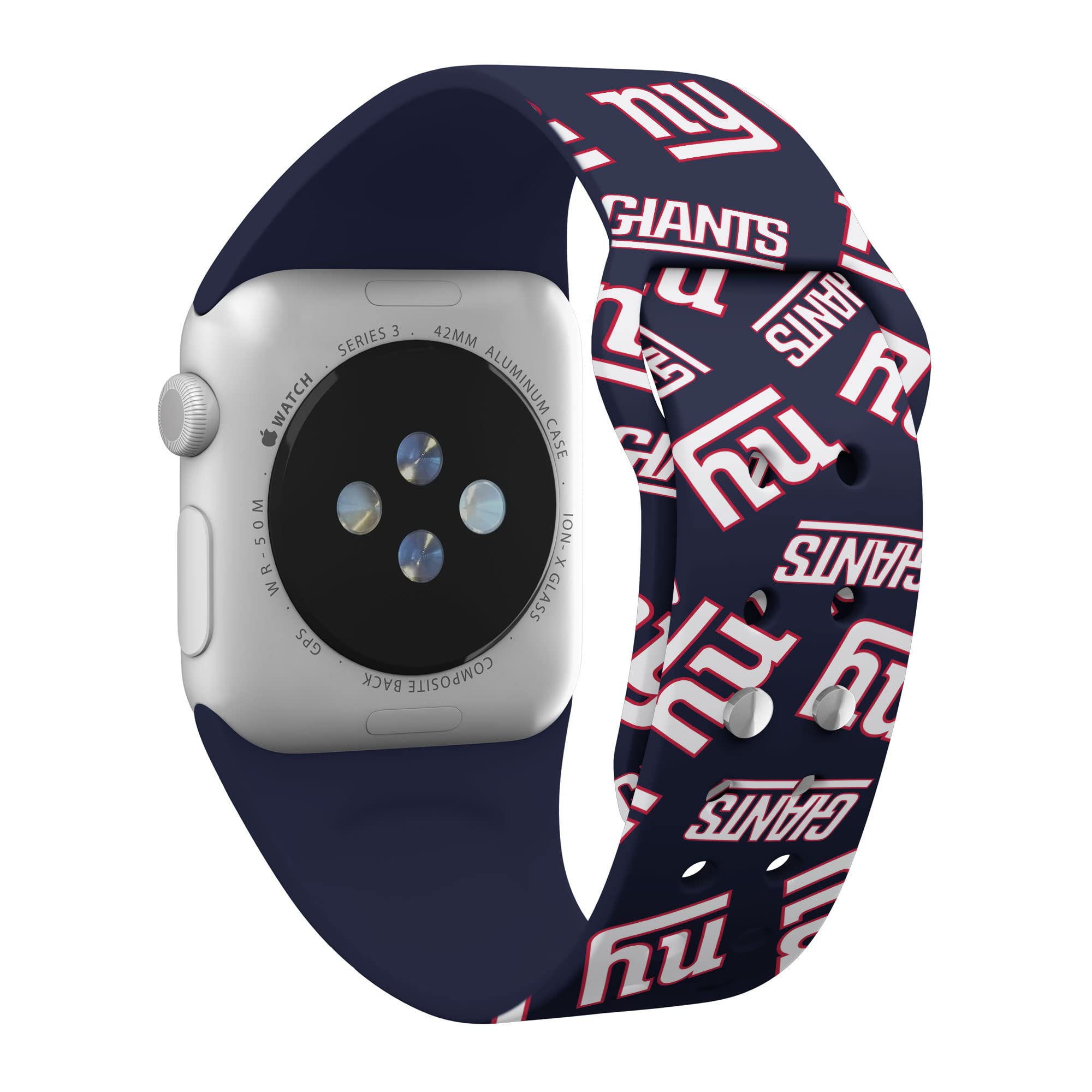 New York Giants HD Apple Watch Band - Compatible with All Apple Watch Models - Perfect for Game Day, Sports Fans & Team Spirit Accessories
