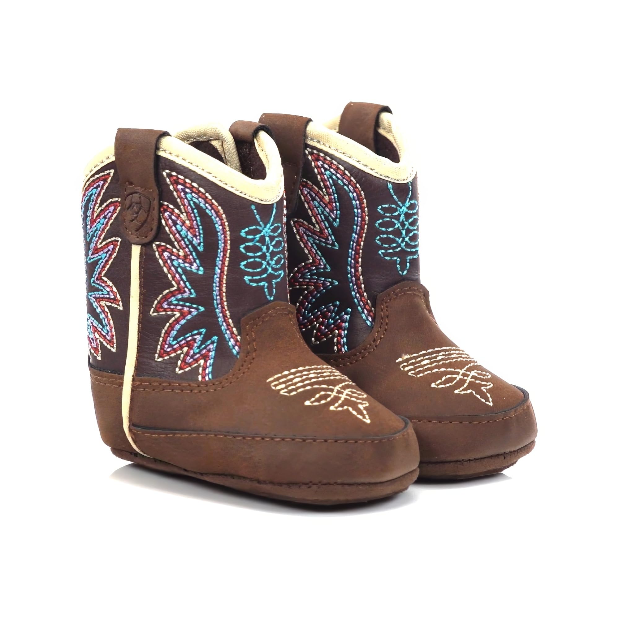 ARIAT Infant Baby Lil' Stompers Western Boots - Genuine Leather Cowboy Boots for Toddlers & Kids - Perfect for Western Rodeo, Dress Up & Outdoor Play