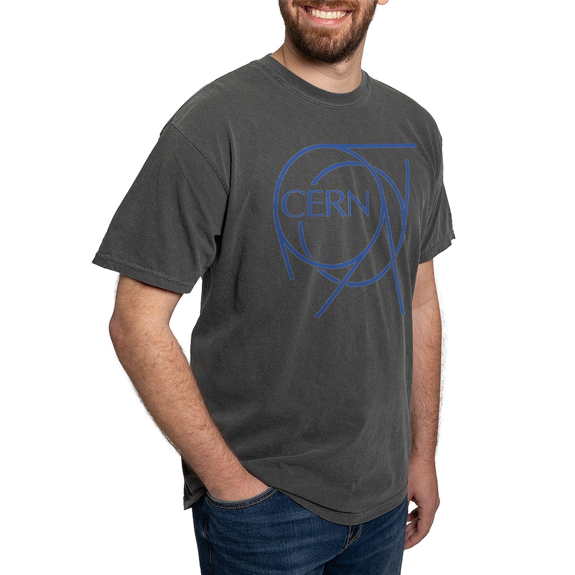 CERN Logo T-Shirt for Men - Comfort Colors® Soft Cotton Tee - Perfect for Science Lovers, Physics Geeks & STEM Enthusiasts