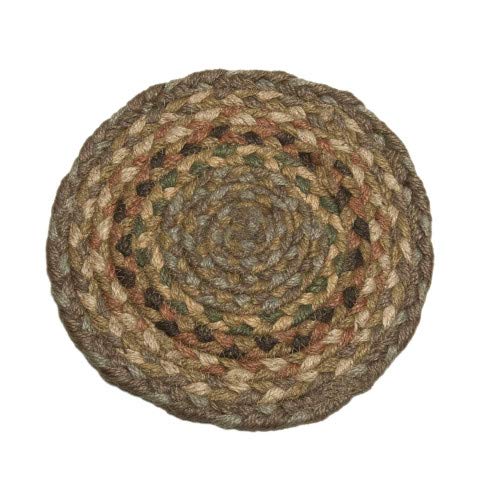 Heat-Resistant Braided Kitchen Trivet - Handmade Cotton Hot Pad for Pots, Pans & Dishes - Perfect for Dining Table, Countertop & Outdoor BBQ Use