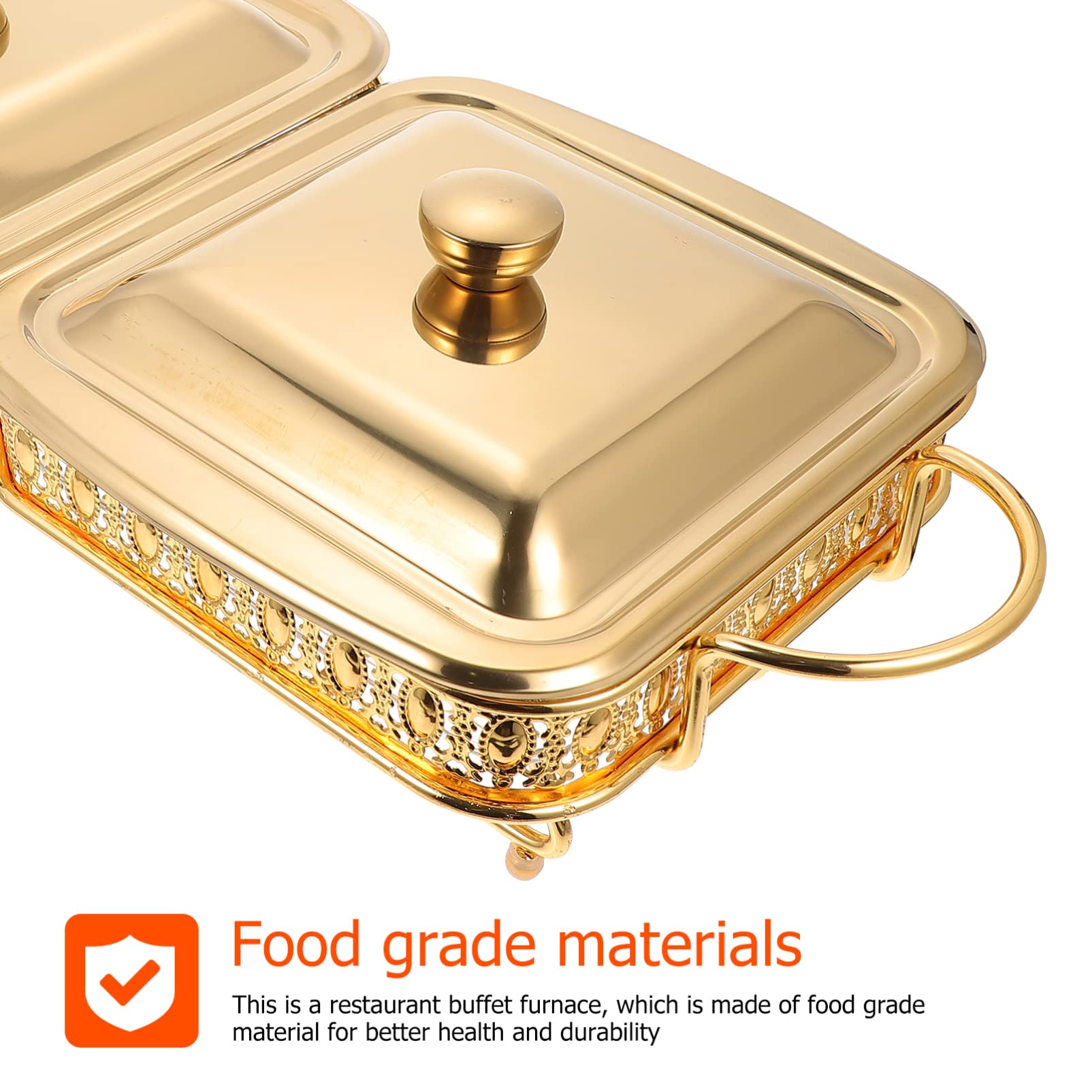 Hemoton 1-Piece Stainless Steel Camping Hot Pot - Small Portable Stove Pot for Healthy Cooking, Household & Outdoor Use - Perfect for Camping, Picnics & Home Kitchen