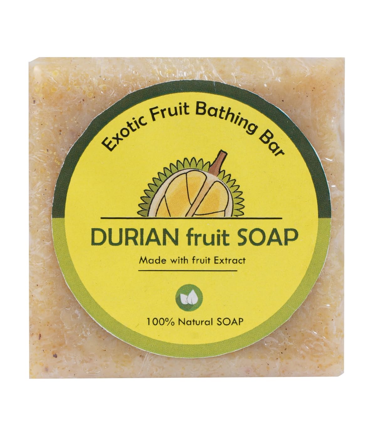 Natural Durian Fruit Soap for Skin Care - Exotic Tropical Aroma, Moisturizing & Nourishing - Perfect for Daily Bath, Spa & Gift Giving