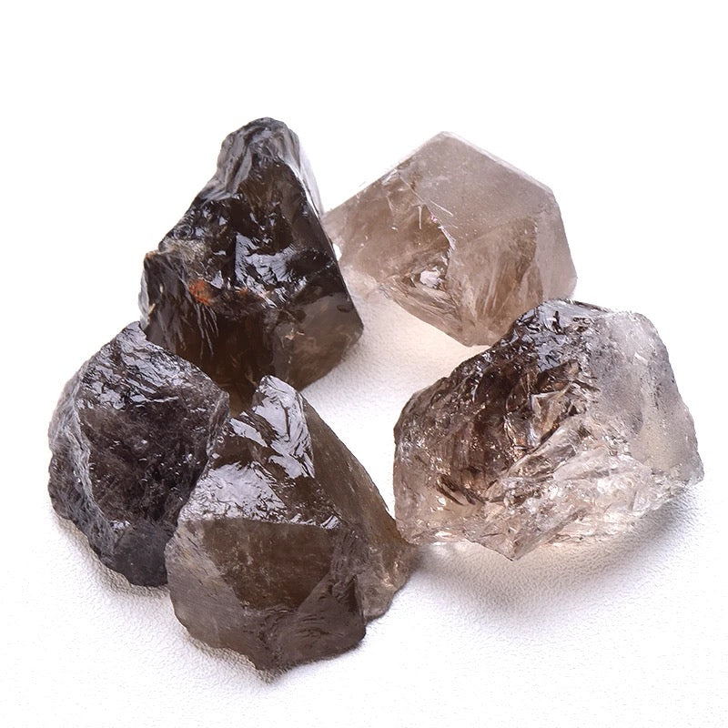Natural Raw Smoky Quartz Crystal Stone - Healing, Grounding & Protection - Perfect for Meditation, Energy Work & Home Decor