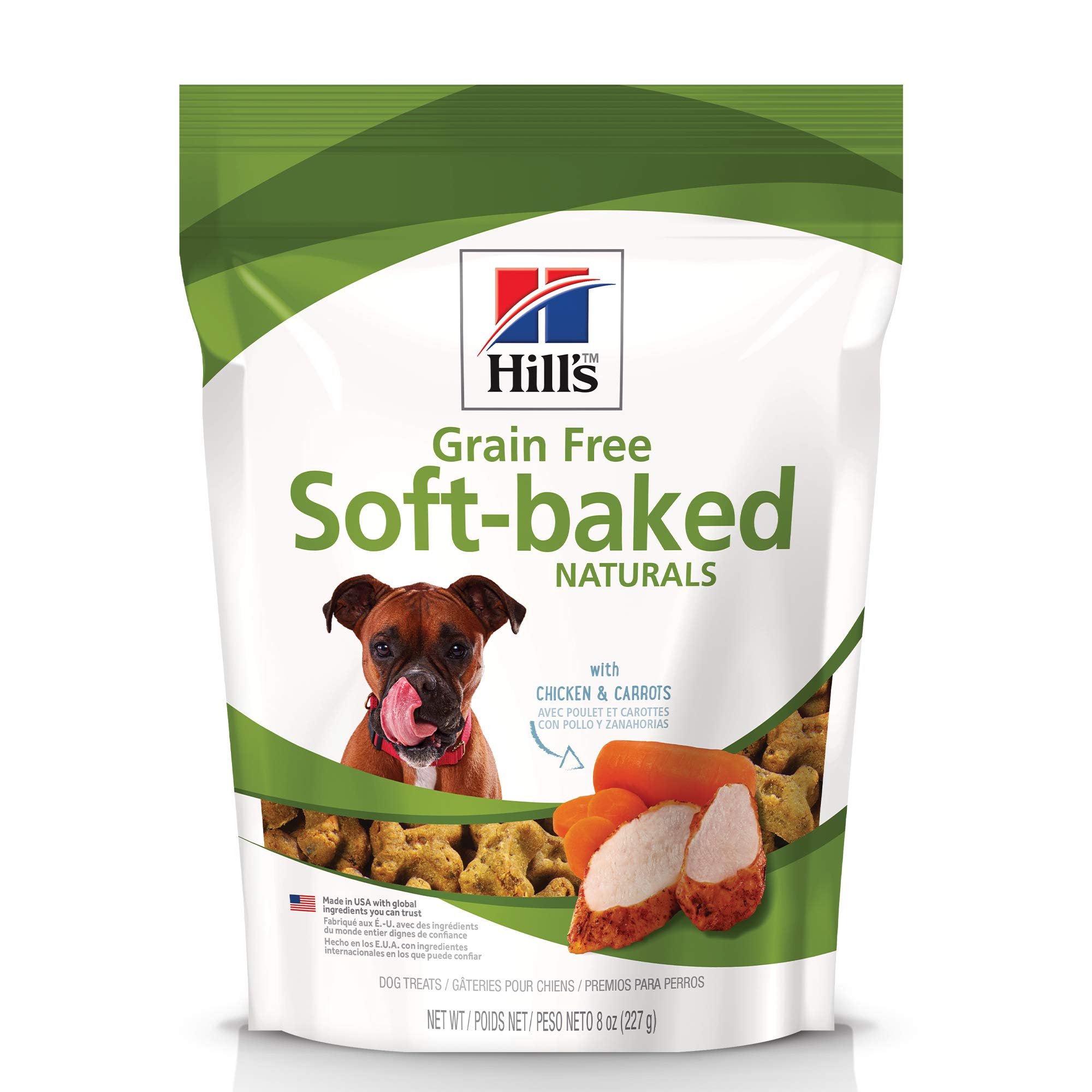 Hill's Grain Free Soft-Baked Naturals Dog Treats - Healthy Natural Snacks for Small & Large Dogs - Perfect for Training, Rewards & Dental Care